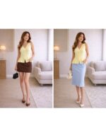 Butter Yellow Vest Top - Image 5