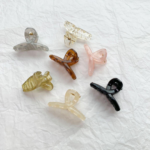 Mini Claw Hair Clips – Set of 7