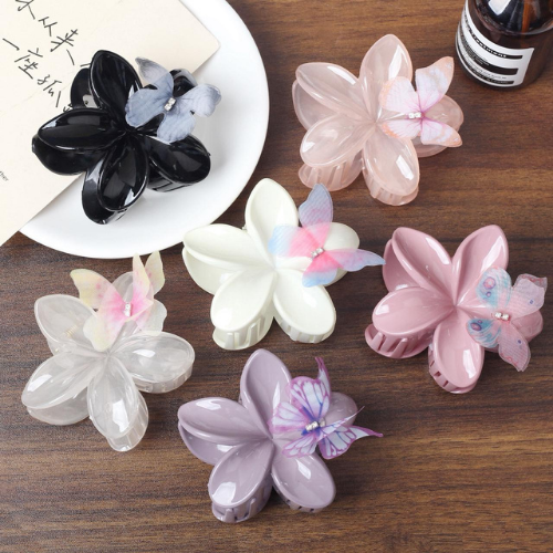 31 Floral Butterfly Claw Hair Clip - Image 1
