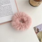 Soft Furry Hair Scrunchie - Set of 7 - Image 5