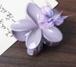 Floral Butterfly Claw Hair Clip - Image 9