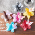 Floral Butterfly Claw Hair Clip - Image 10