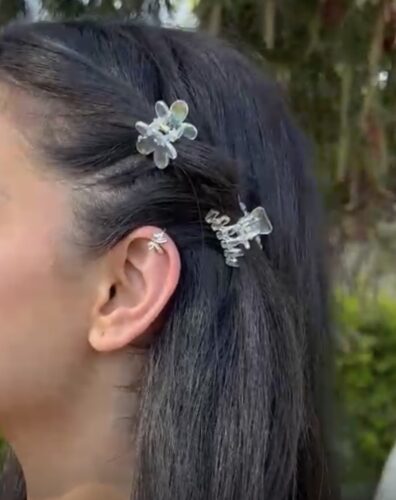 Floral Butterfly Claw Hair Clip photo review