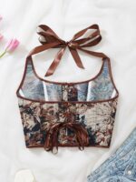 Vintage Garden Ribbon Top - Image 3
