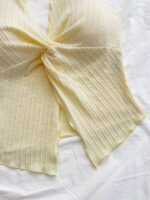 Butter Yellow Tie- Up Top - Image 5