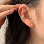 Silver Bow Ear Cuff - Image 2