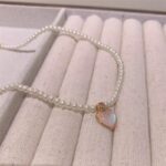 Sweetheart Charm Pearl Necklace - Image 2