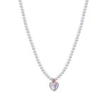 Sweetheart Charm Pearl Necklace - Image 3
