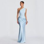 Aqua Muse Drape Gown - Image 3