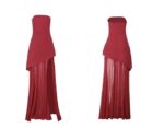 Strapless High Slit Dress - Image 5