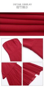 Strapless High Slit Dress - Image 6