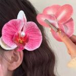 Phalaenopsis Pearl Hair Clip - Image 5