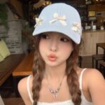 Cute Bow Ribbon Cap