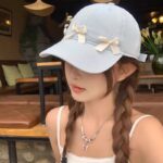 Cute Bow Ribbon Cap - Image 3