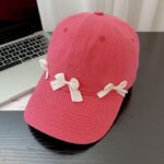Cute Bow Ribbon Cap - Image 8